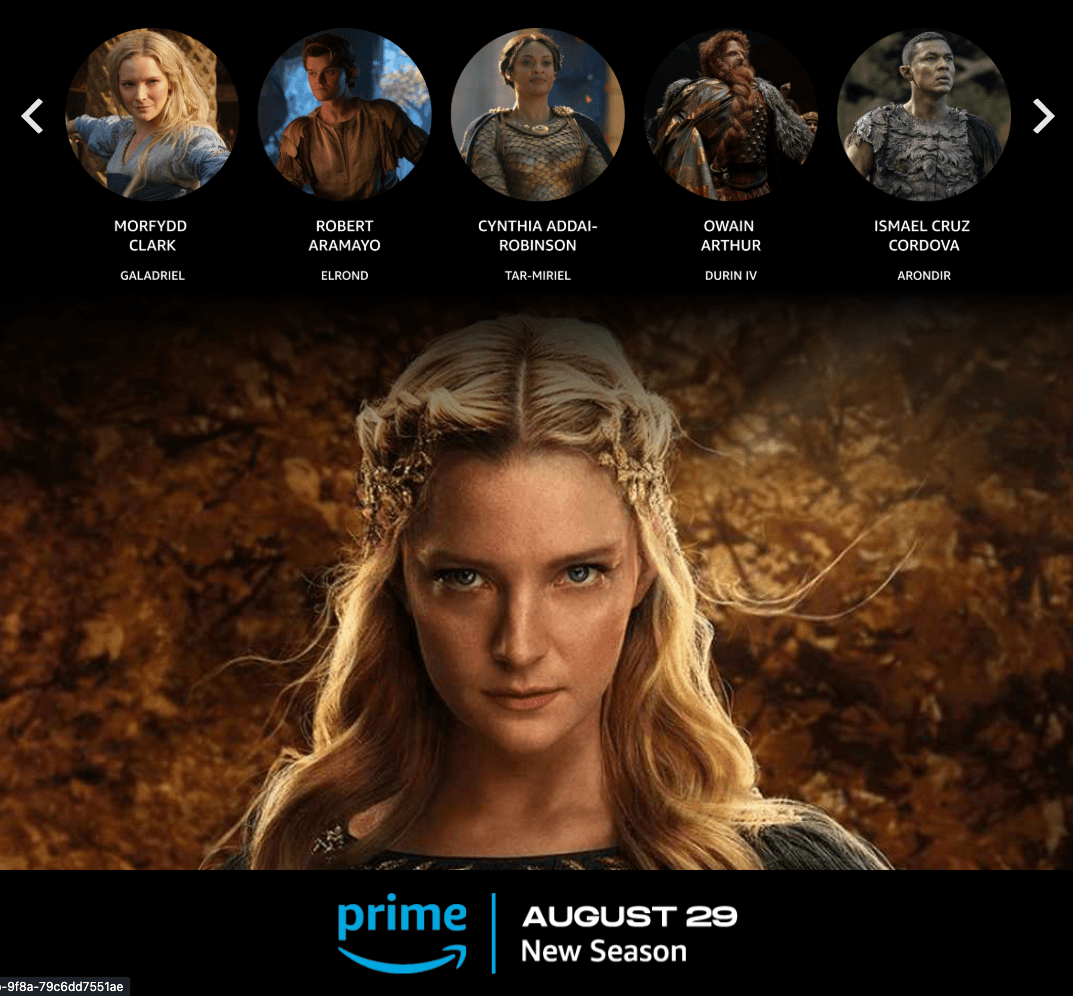 Amazon Microsite project image